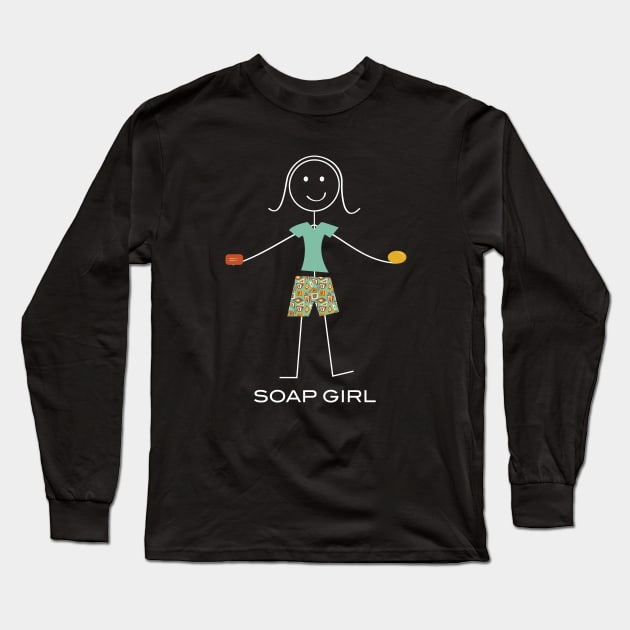 Funny Womens Soap Making Design Long Sleeve T-Shirt by whyitsme